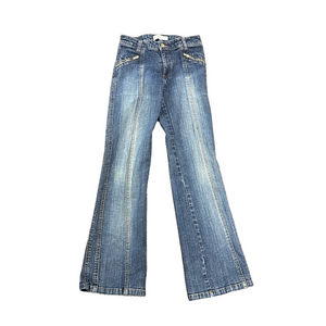 Jacob Jr girls blue flare denim jeans size 10